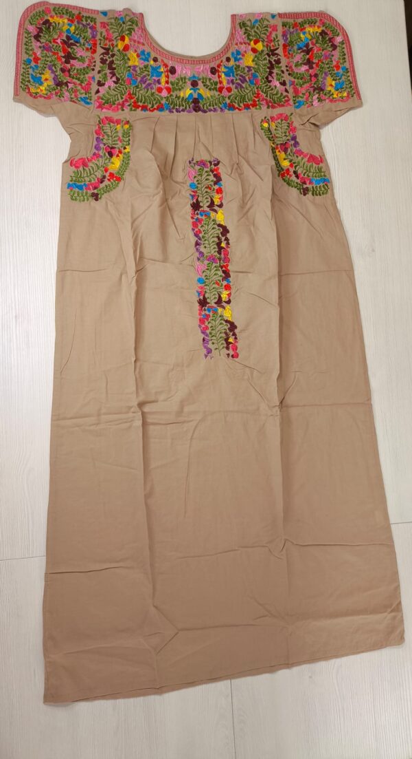 Vestido mexicano largo