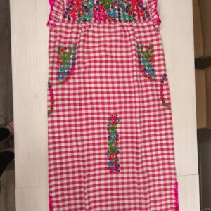 Vestido mexicano vichy