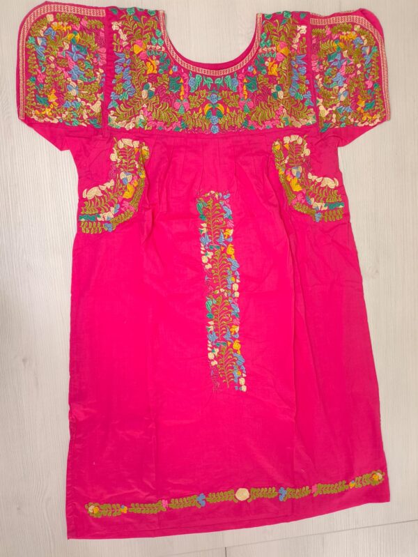 Vestido mexicano corto