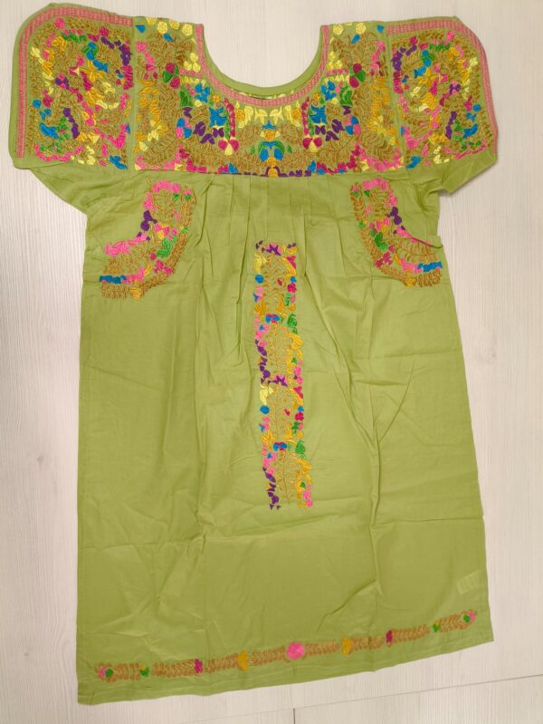 Vestido mexicano corto
