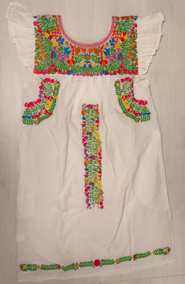 Vestido mexicano corto