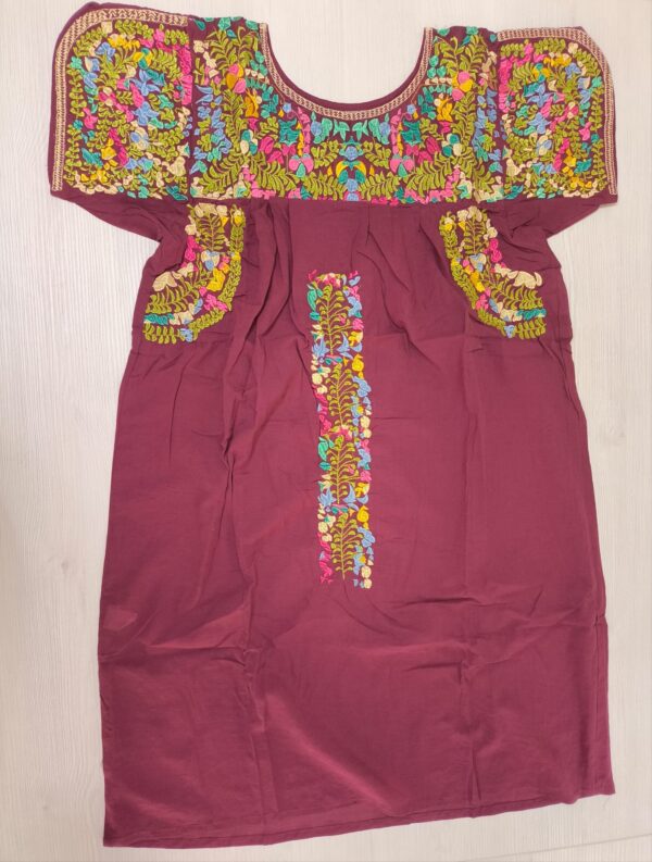 Vestido mexicano corto