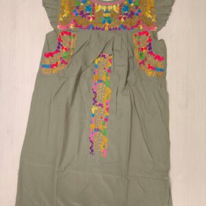 Vestido mexicano corto