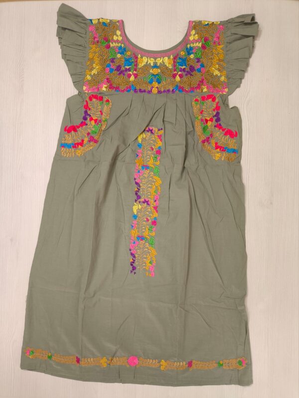 Vestido mexicano corto