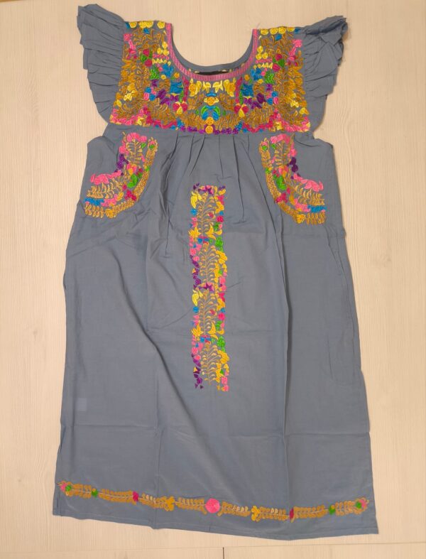 Vestido mexicano corto