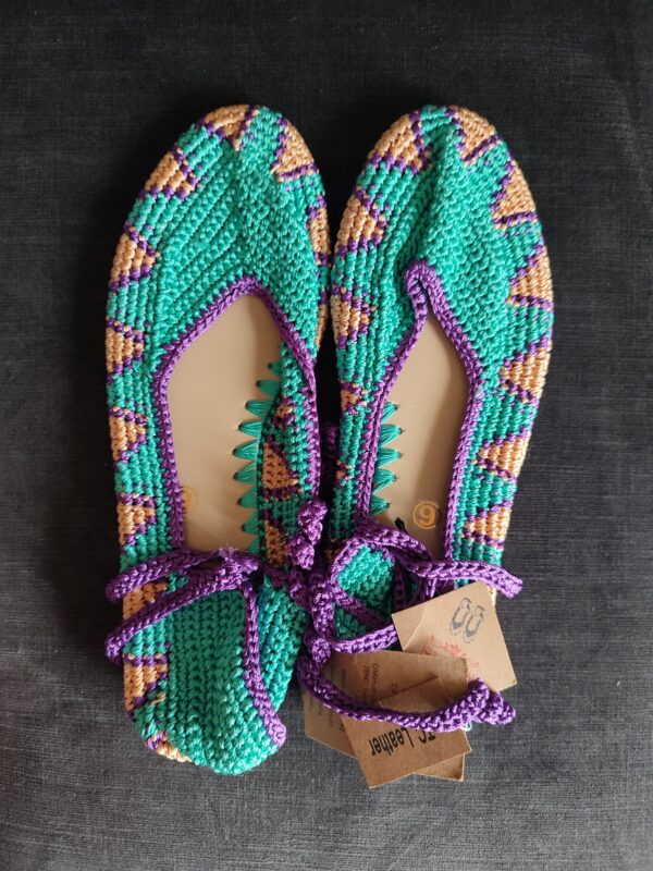 Bailarinas crochet talla 39