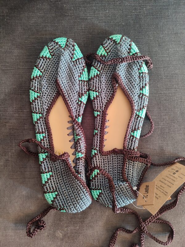Bailarinas crochet talla 39