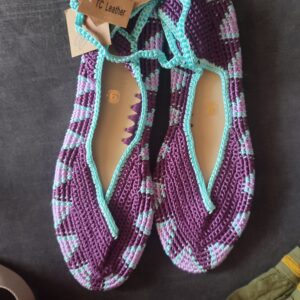 Bailarinas crochet talla 39