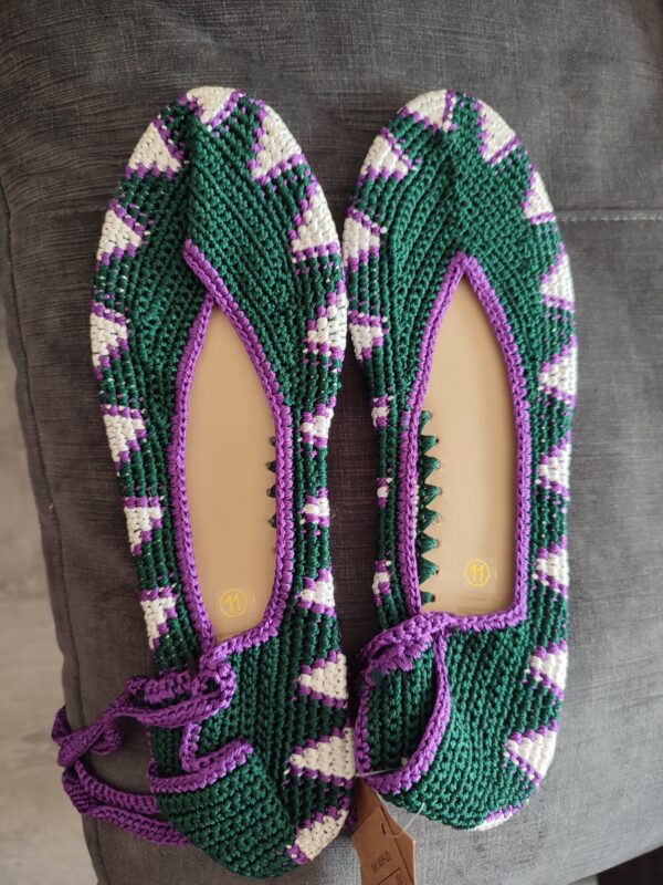 Bailarinas crochet talla 41