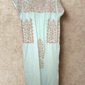 Vestido mexicano largo bordado