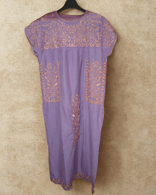 Vestido mexicano largo bordado